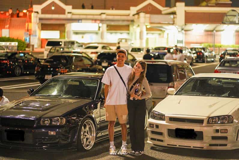 【R34】Tokyo:Private Daikoku tour in Modified R34 - Autobacs Shinonome: the warm-up stop before the real scene