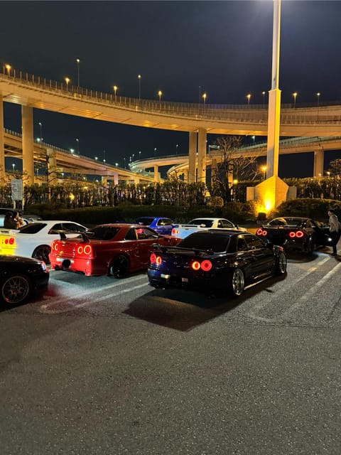【R34】Tokyo:Private Daikoku tour in Modified R34 - Car expectations: R34 is guaranteed, GTR depends on timing