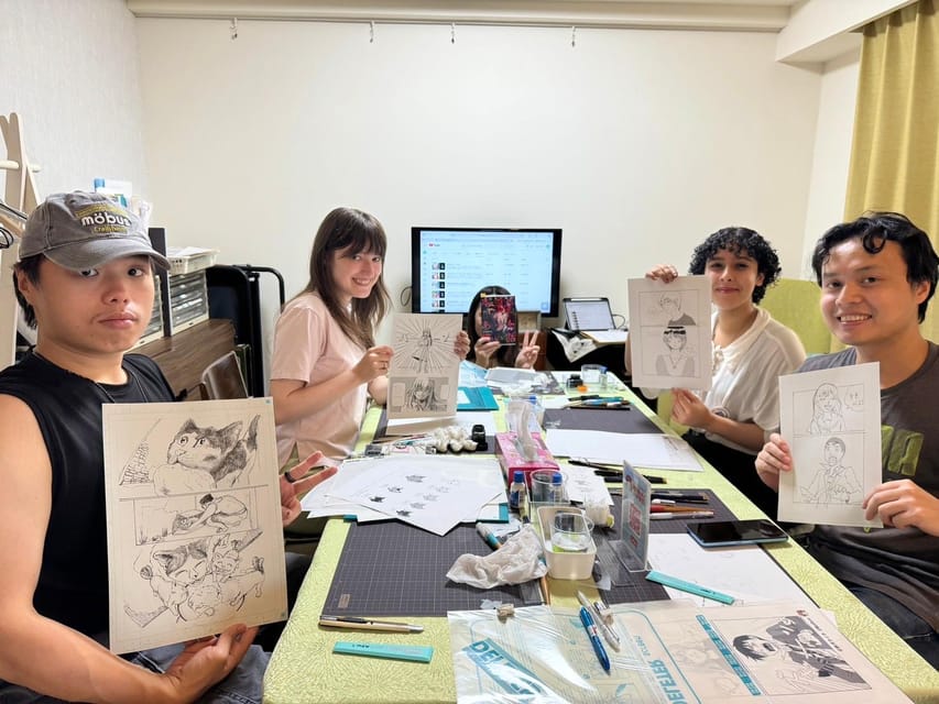 3-Hour Manga Drawing Workshop in Tokyo - Kichijoji location: close to the Ghibli Museum zone