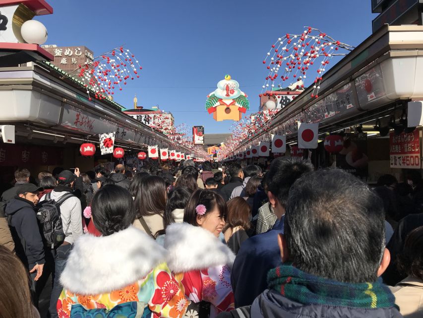 Asakusa: Kitchen knife store visits after history tour - Included snacks and headset comfort: small details that reduce stress