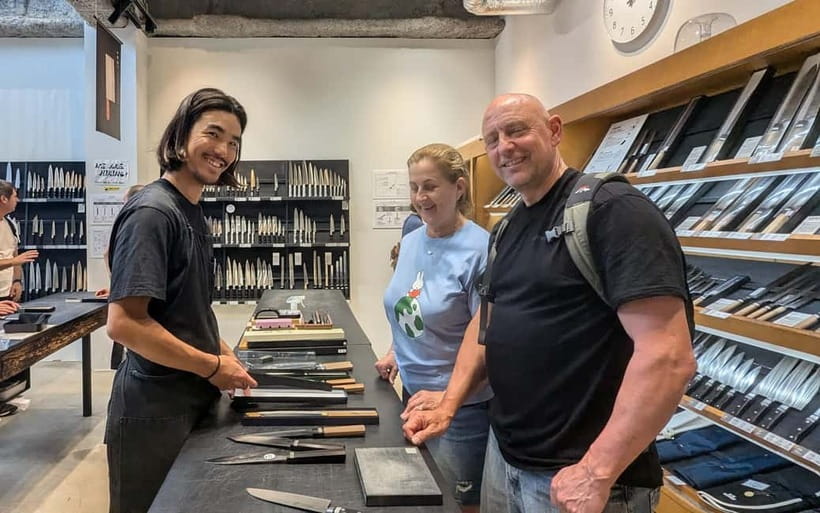 Asakusa: Kitchen knife store visits after history tour - Kaminarimon and Nakamise: the classic Asakusa stretch, paced for learning