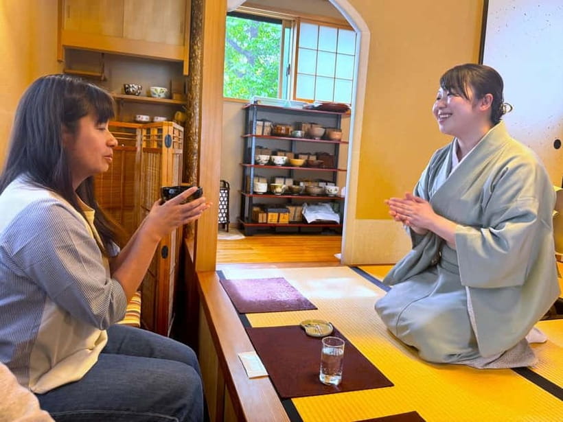 At an Antique Shop, Tea Ceremony and Japanese Sweets Forming - What the $57 price covers, and how it becomes good value