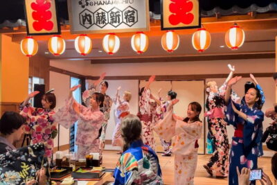 Bon Dance IZAKAYA in Shinjuku, Tokyo - The course menu: what you actually eat in your 90 minutes