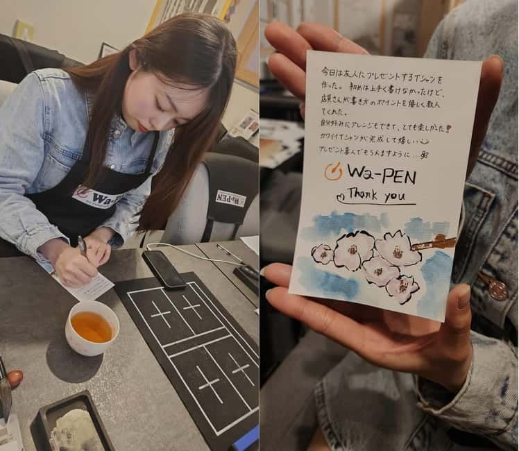 Calligraphy & print your calligraphy on a T-shirt. - Key highlights you can count on