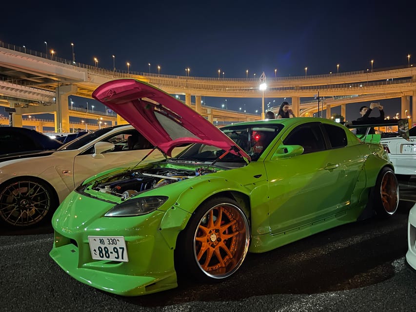 Daikoku Parking : going by this mini JDM - one customer only - Rainbow Bridge Crossing: The Big Night-Moment