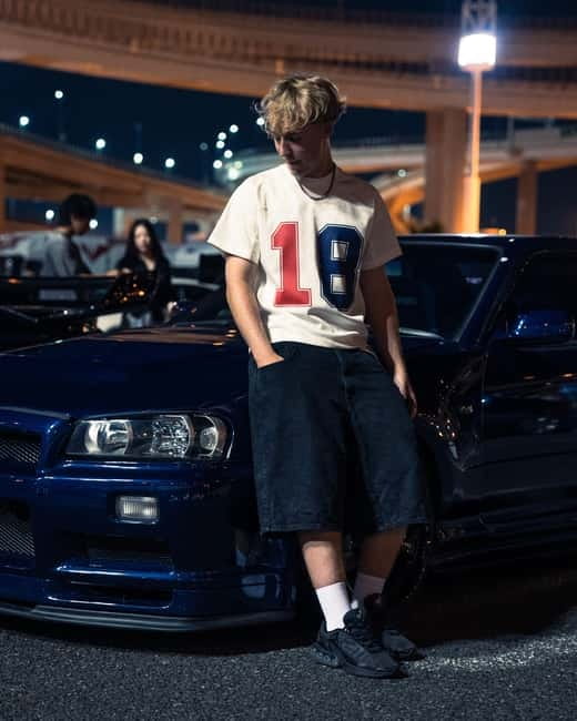 Daikoku: R34 Skyline Night Private JDM Daikoku Experience - The Nissan R34 ride: more than a photo prop