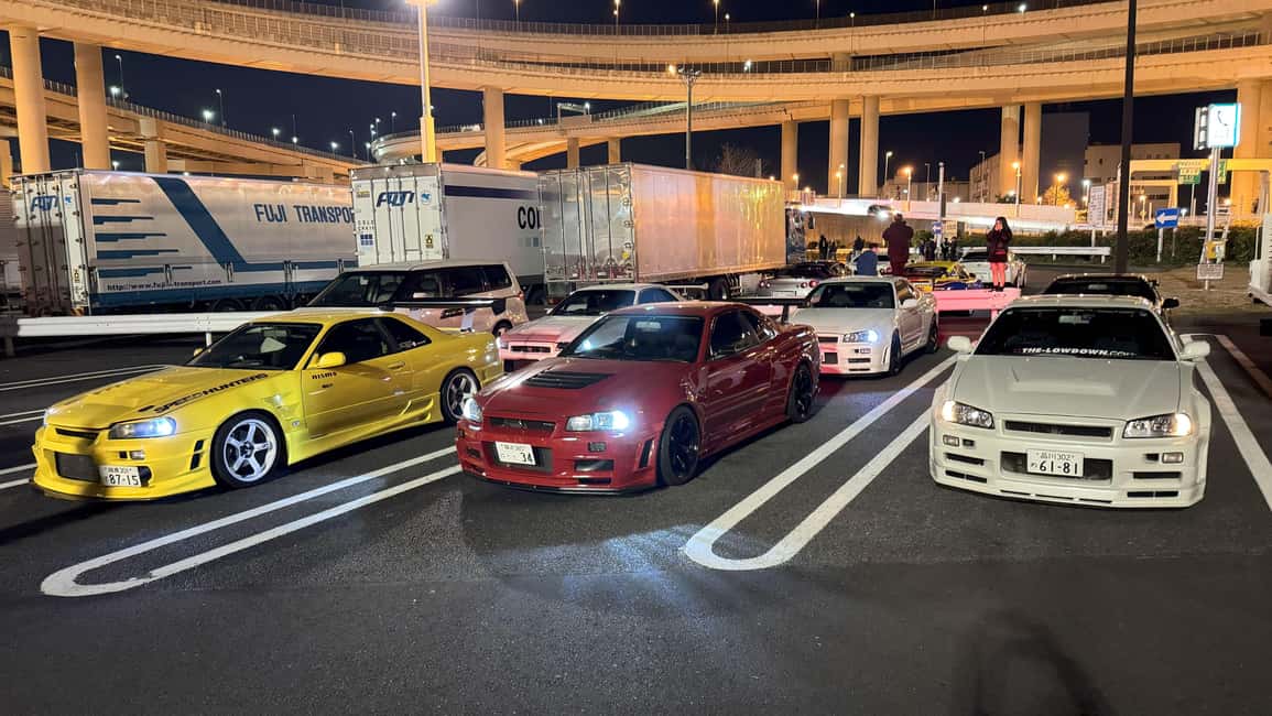 Daikoku & Tokyo JDM Night Tour in R34 or TopSecret R35 GT-R - R34 vs Top Secret R35: what the ride choice really changes