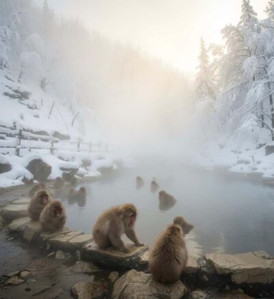From Tokyo: Snow Monkeys and Zenkoji Temple Day Trip - Snow Monkey Park at Jigokudani Valley: watching real macaques, not zoo tricks