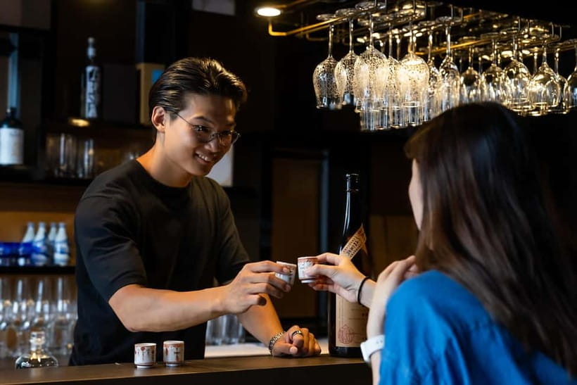 Ginza, Tokyo: Sake Experience with traditional vessels - Three Sake Types, and the Lesson They’re Built to Teach