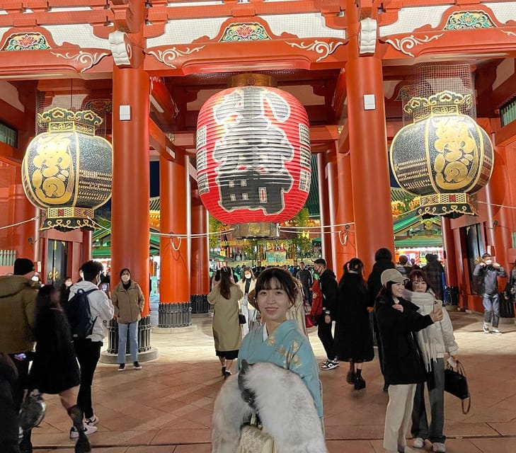 Guided Tour of Walking and Photography in Asakusa in kimono - Getting fitted: the kimono shop and hair setup takes about an hour
