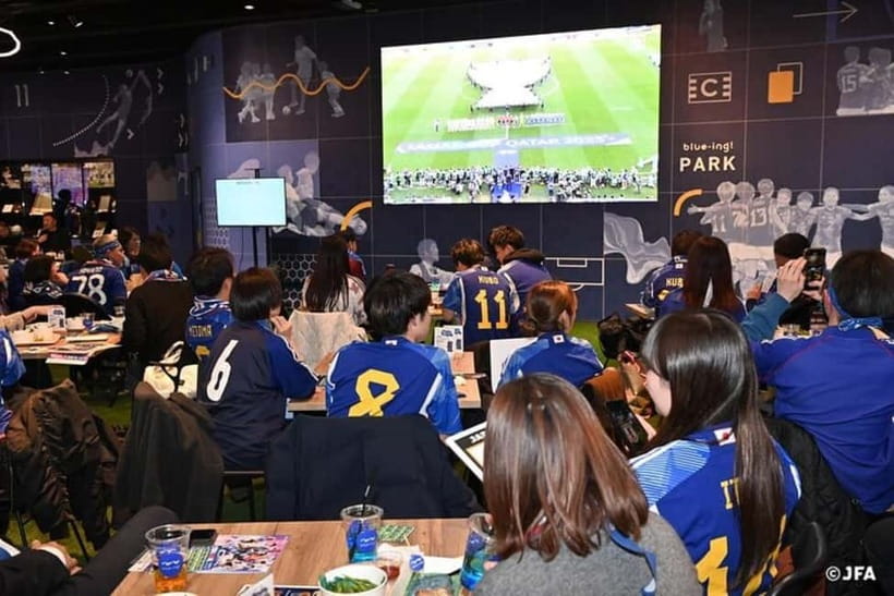 Japan Football Association museum tour at 「blue-ing!」 - Digital football content, including generative AI