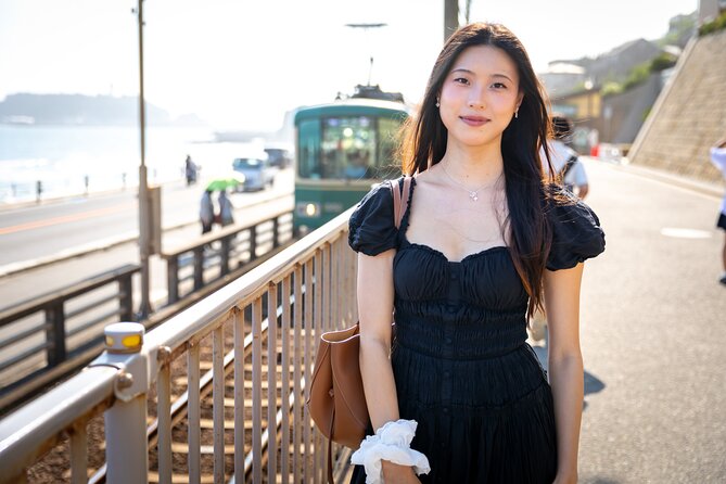 Kamakura Tour with Pro Photographer: Anime Train & Fuji Sunset - Step 2: Shichirigahama Beach for Enoshima and Mount Fuji (if skies allow)