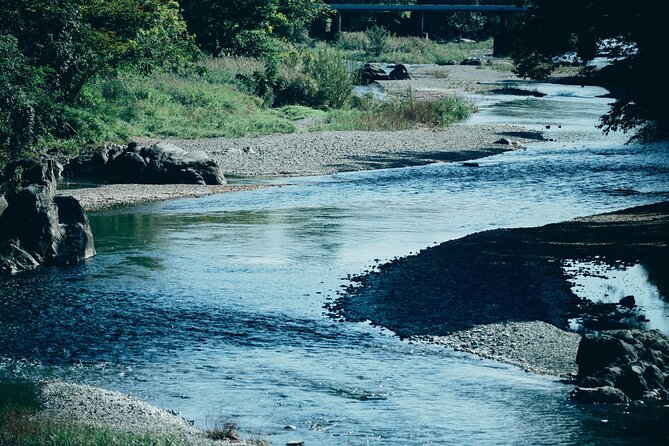 Little Adventure with Cycling in Tokyo No. 1 Crystal Clear River - 秋川溪谷瀨音之湯: Suspension Bridge Crossing and Hot-Spring Footbath Relief