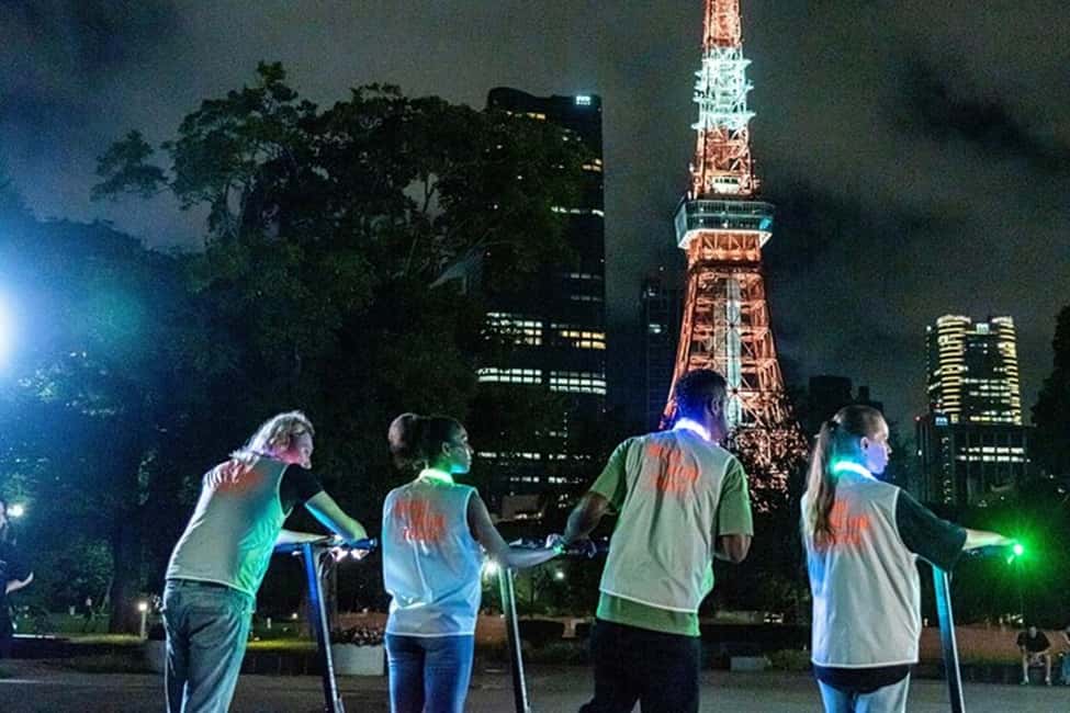 Night E-Scooter Ride to Tokyo Tower - No License Needed - Key things you’ll notice right away