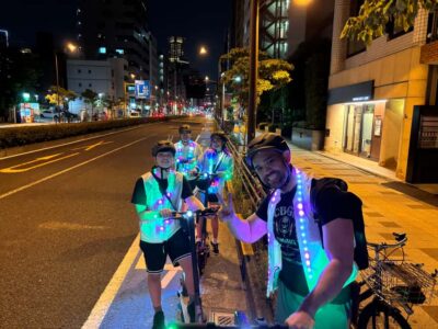 Night E-Scooter Ride to Tokyo Tower - No License Needed - Getting rolling at the workshop in Minato City