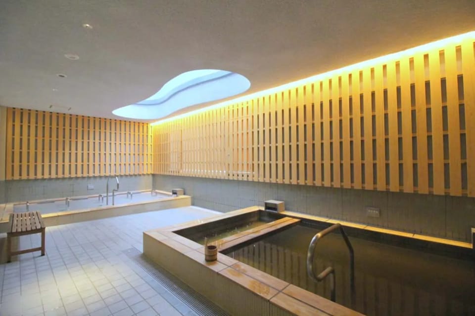 Onsen Spa in Tokyo and Asakusa Bar Hopping with Local Guide - Edoyu Onsen Stop: Bedrock Baths, Spa Time, and Real Privacy