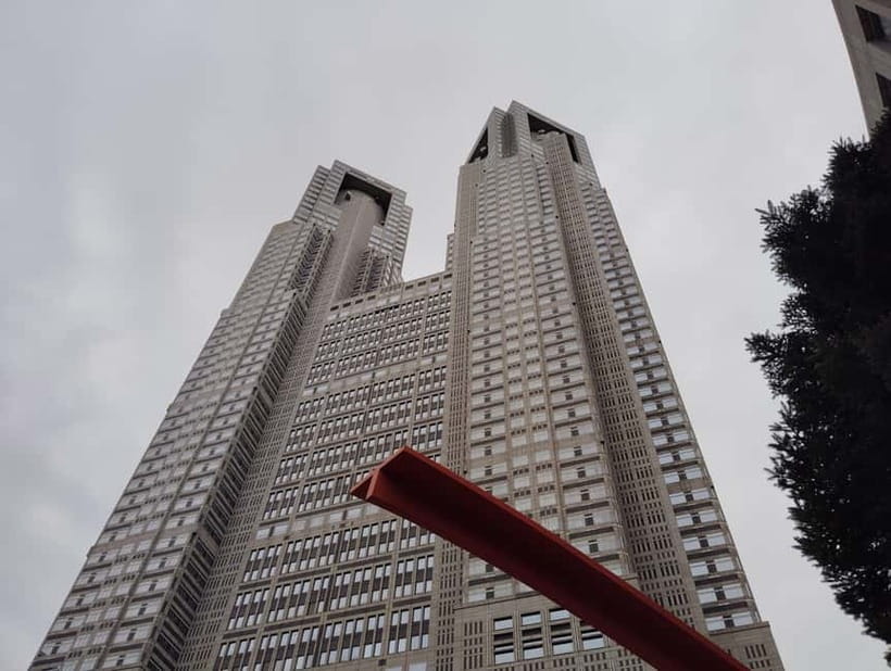 Tokyo: 3 Towers Tour – A Sky-High View of the City - Tokyo Tower: the 1958 icon, with Roppongi Hills and Tokyo Bay in view