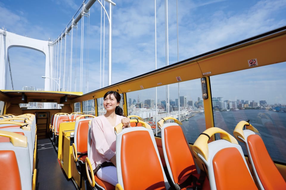 Tokyo: 60min Panoramic Open Top Bus Tour with Audio Guide - Quick Hits