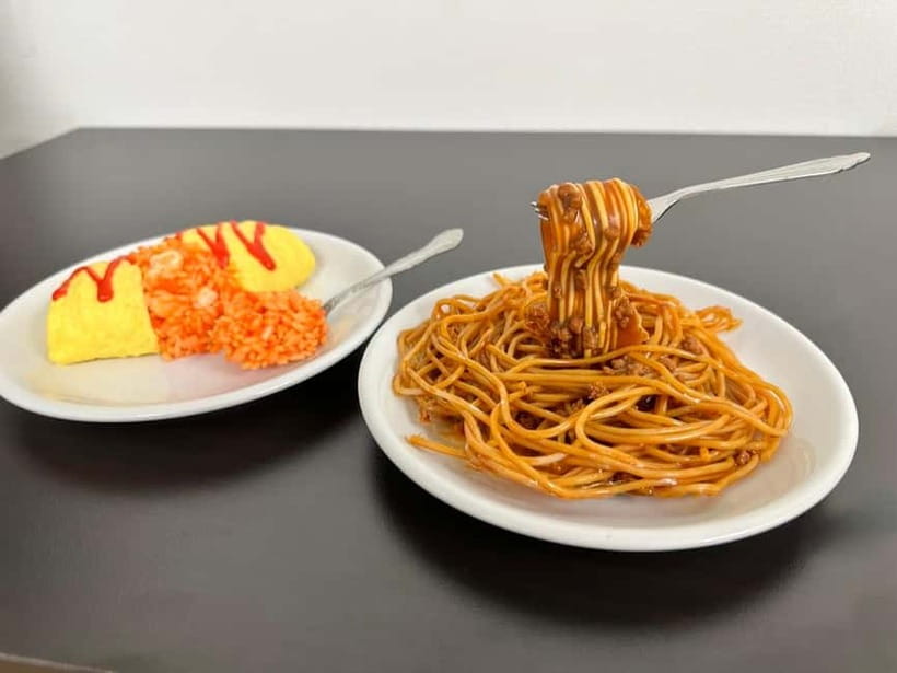 Tokyo Asakusa: Food Sample Making Workshop - Choosing Your Dish: Omelette Rice, Spaghetti, Crepe, Jelly Parfait