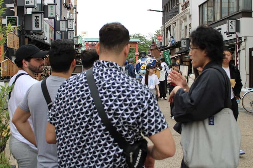 Tokyo: Asakusa Walking Tour with Japanese Comedian - Nakamise Shopping Street: how the origin story changes your walk