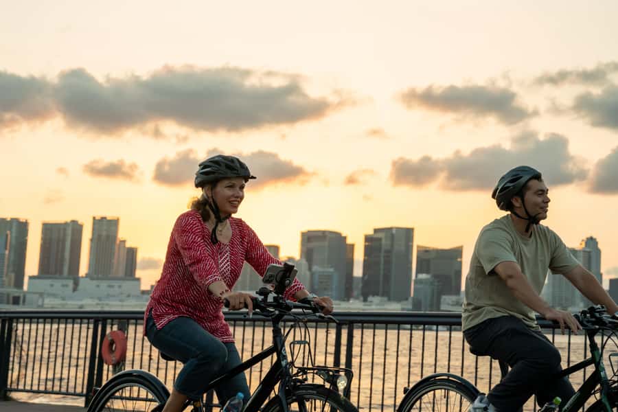Tokyo Bay Area: Sunset Night View 3h E-bike Guided Bike Tour - Key points before you book