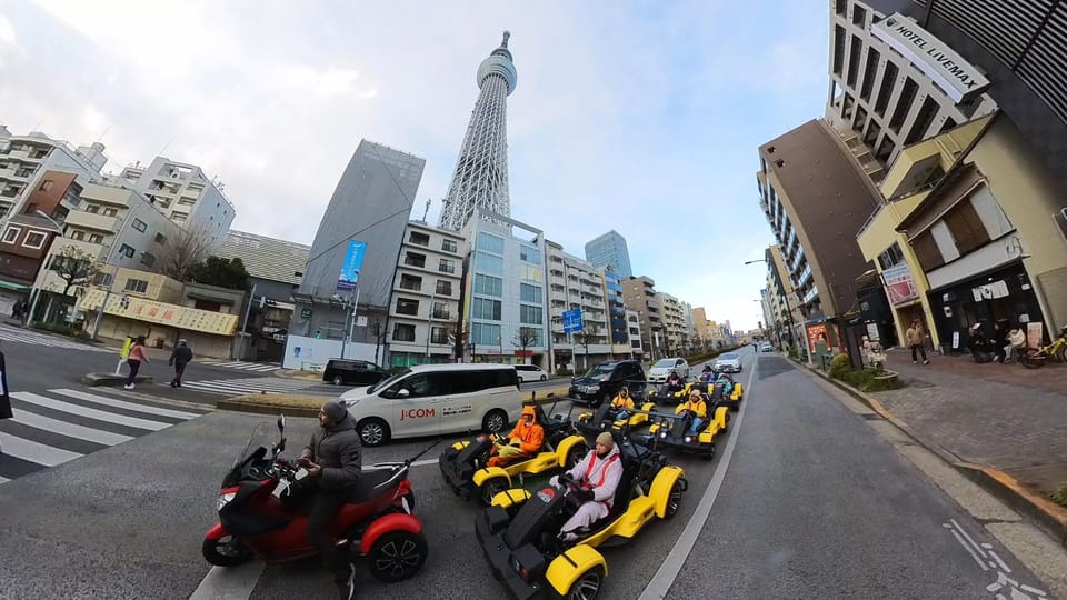 Tokyo Bay: Scenic Skyline Go-Kart Tour (120 Minutes) - Imperial Palace Surroundings and the Return to Skytree