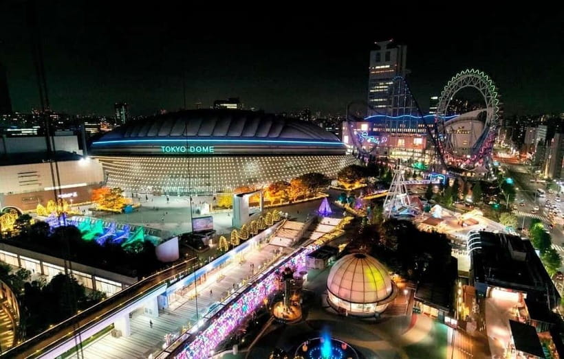Tokyo Dome City Attractions 5-Ride Ticket - Family-Friendly Fun: Carousel, Ferris Wheel, and Fountain Show