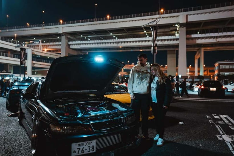 Tokyo Drift: Daikoku PA Supreme Car Experience 大黒PA - Daikoku PA at night: why this Tokyo car-meet draws a crowd
