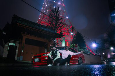 Tokyo Drift: Modfied Supra Night JDM Daikoku Experience - Autobacs Shinonome: the gear stop before you hit the car scene