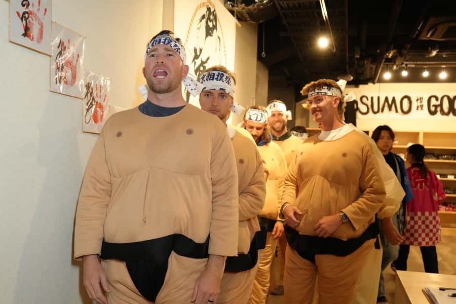 Tokyo Ginza : Sumo and Mikoshi Experience,Open from Sep. - Mikoshi Carrying: The Festival Shrine Moment You Can’t Fake