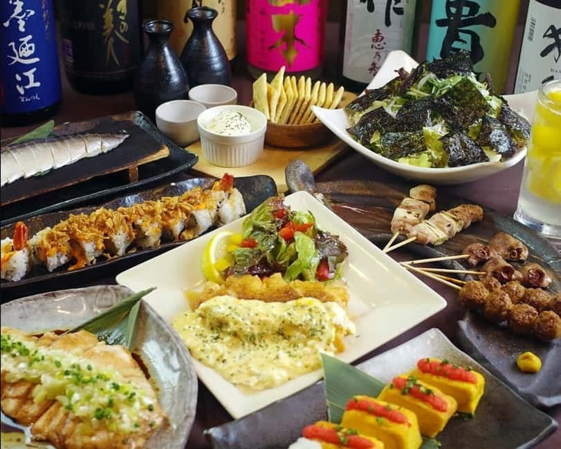Tokyo: Izakaya Bar at Bistro Fukumimi, Ginza Corridor - Drinks and pairings: sake, sparkling bottles, and WAGYU matching