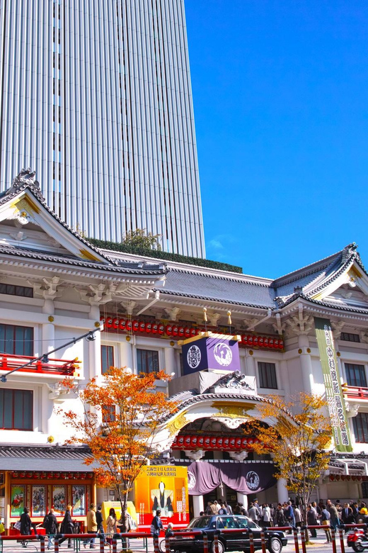 Tokyo: Know about Kabuki performing - Ginza Walking - Ginza clock tower finale: modern city, traditional thread