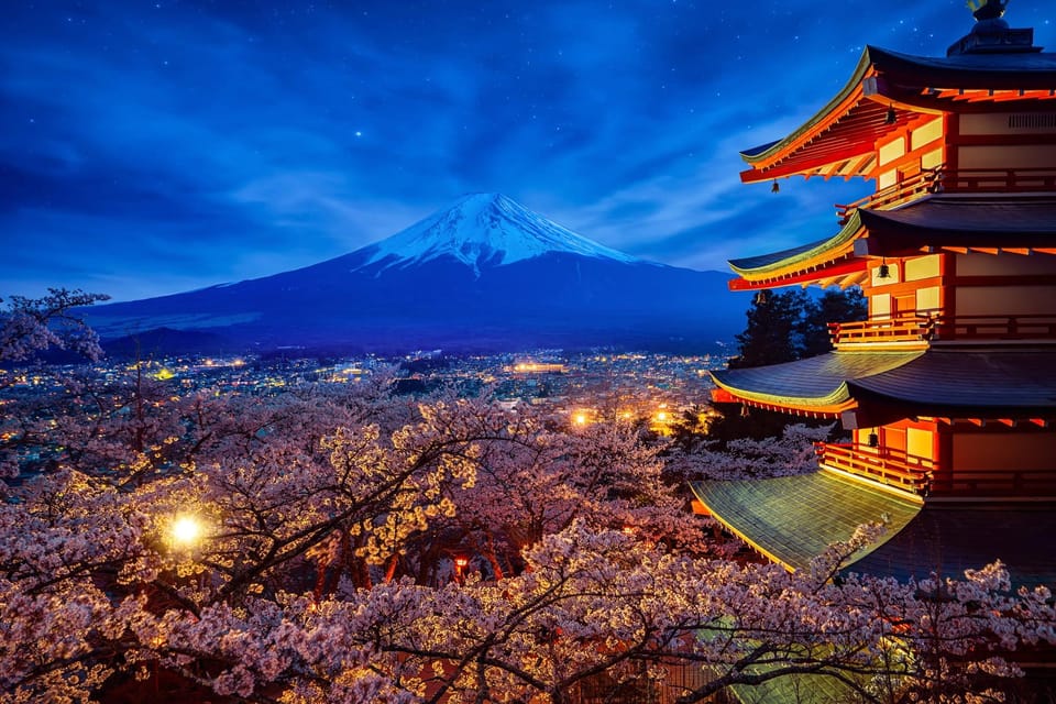 Tokyo: Mount Fuji & Hakone Private Tour with Guide - Chureito Pagoda in Fujiyoshida: Fuji’s Icon Stop With Real Time
