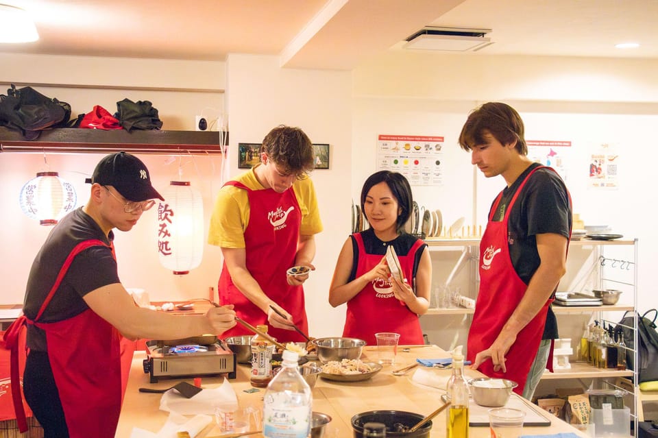 Tokyo: Night Cooking Class: 5 Home-Cooked Japanese Dishes - Key things to know before you go