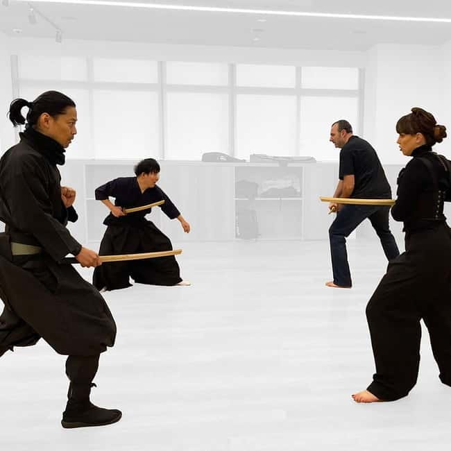 Tokyo: Ninja Sword Fighting Experience - How the 1-Hour Session Flows (Warm-Up to Partner Fight)