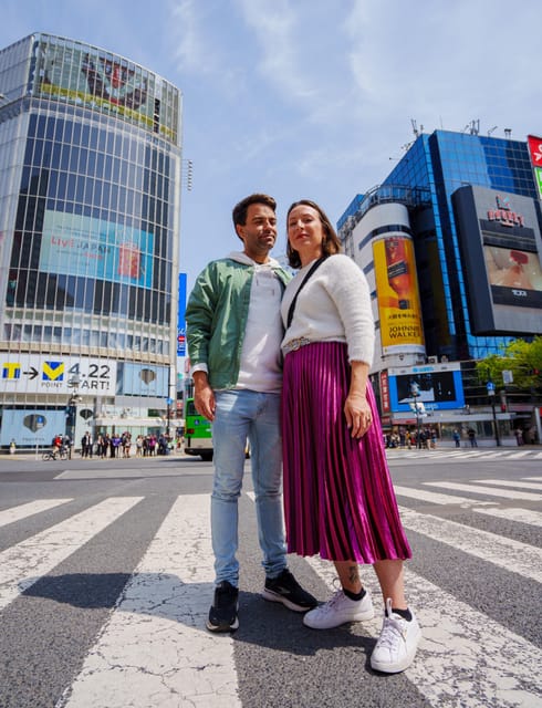 Tokyo: Private Photoshoot at Shibuya Crossing - How the private session works in 15 to 45 minutes