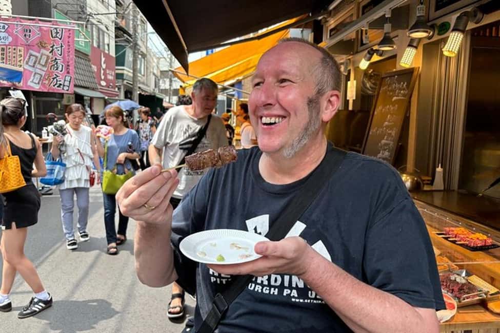 Tokyo: Private Tsukiji Fish Market Tour with 3 food stops - The First Market Stop: Tsukiji Fish Market Food Culture Comes Into Focus