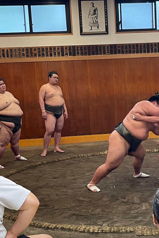 Tokyo: Sumo Morning Practice with Photo Banzuke and Guide - What You’ll See During the Sumo Practice (Strength, Technique, No Weight Class)