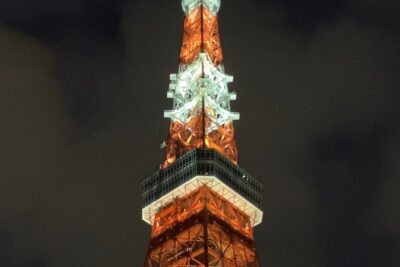 Tokyo tower Private Walking Tour and Night food tour : 6:00pm - Tokyo Tower illumination: quick stop, big payoff