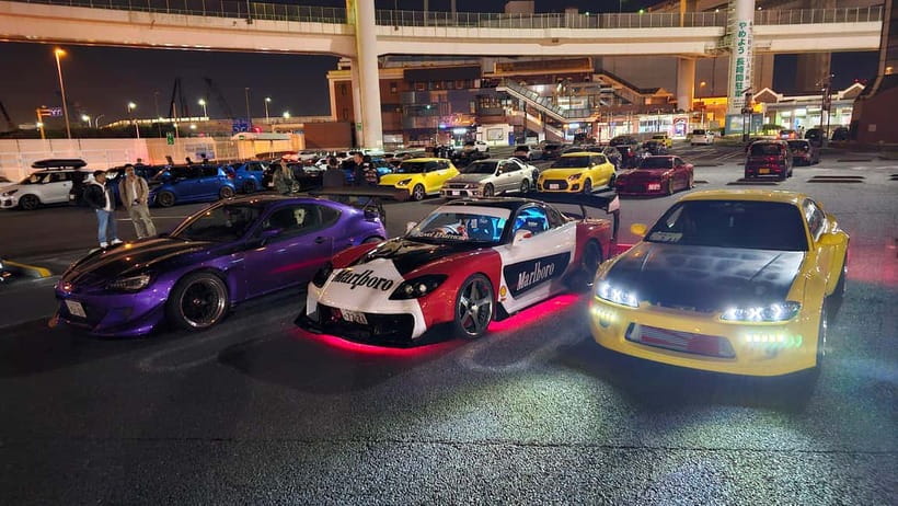Tokyo: Visit Every Car Meet in Tokyo in a Widebody R35 GTR! - A Pit Autobacs Pre-Meet and the Shopping Pit Stop