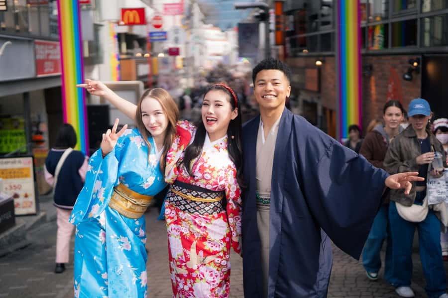 :Tokyo,Shibuya / Kimono Rental / English-friendly - Why this SHIBUI setup works in Shibuya/Harajuku