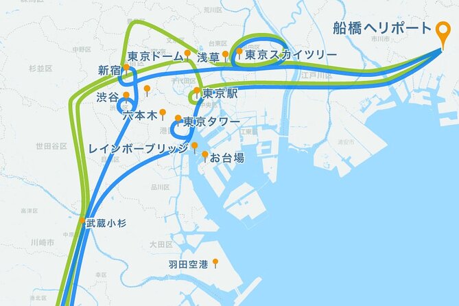 【50 mins】 City lights HelicopterTour: Tokyo and Yokohama plan - The 50-Minute Flight: What 1.5 Hours Feels Like